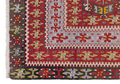 Vintage Oushak Kilim, 170 x 310 cm / 5.6 x 10 feet