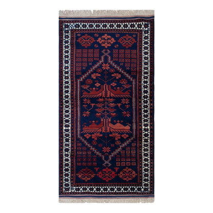 Prayer Rug 2.8 x 5.3 feet 85 x 162 cm