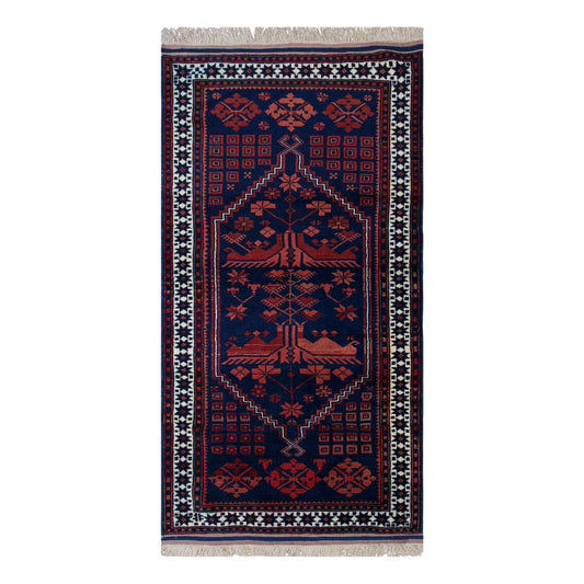 Prayer Rug 2.8 x 5.3 feet 85 x 162 cm