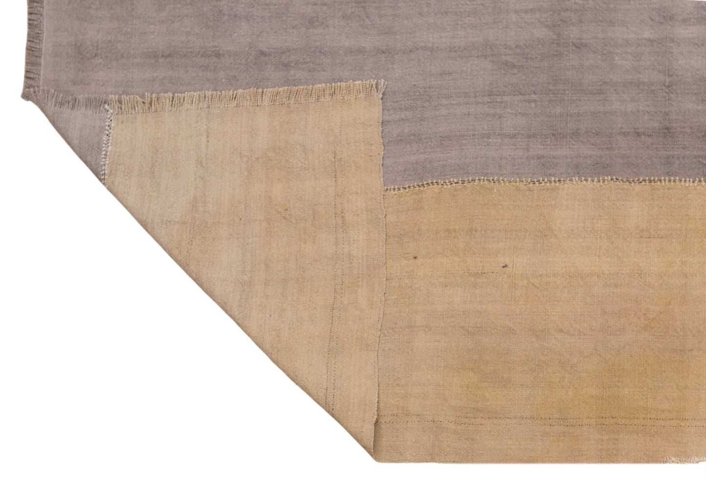 Vintage Turkish Curtain Kilim Rug, 7.1 x 12 ft, 217 x 355 cm, Handwoven Turkish Wool Kilim