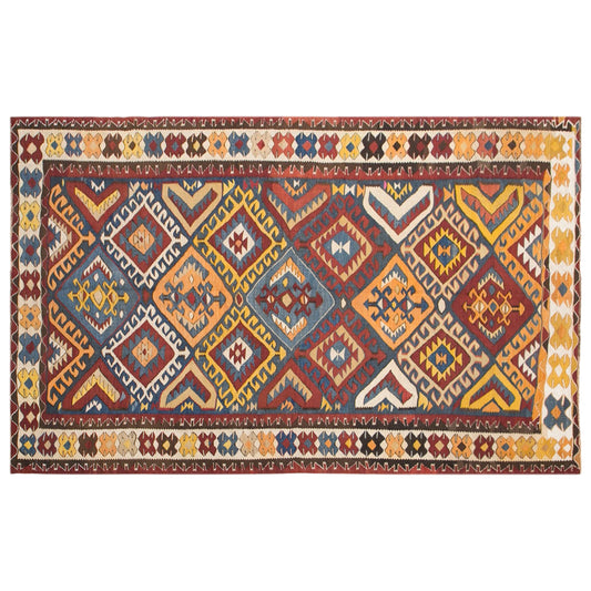 Antique Kilim Rug 5.3 x 8.9 feet 162 x 270 cm