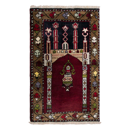Prayer Rug 2.5 x 4.3 feet 75 x 130 cm