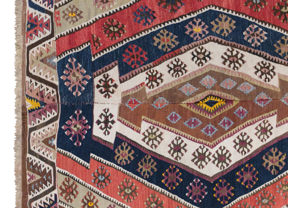 Vintage Konya Kilim, 152 x 405 cm / 5 x 13 feet