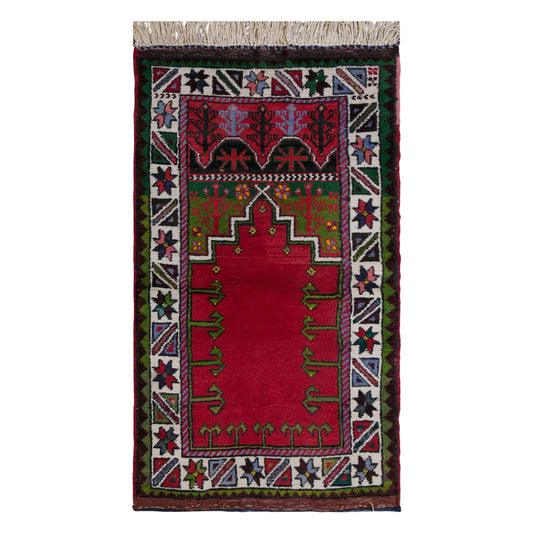 Prayer Rug 2.1 x 3.6 feet 65 x 110 cm