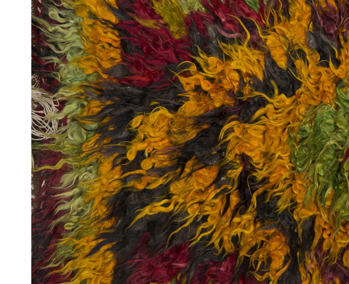 2'4"x4 ft Turkish Tulu,Tulu Rug, Karapınar Tulu Rug, Vintage Tulu 72 x 122 cm