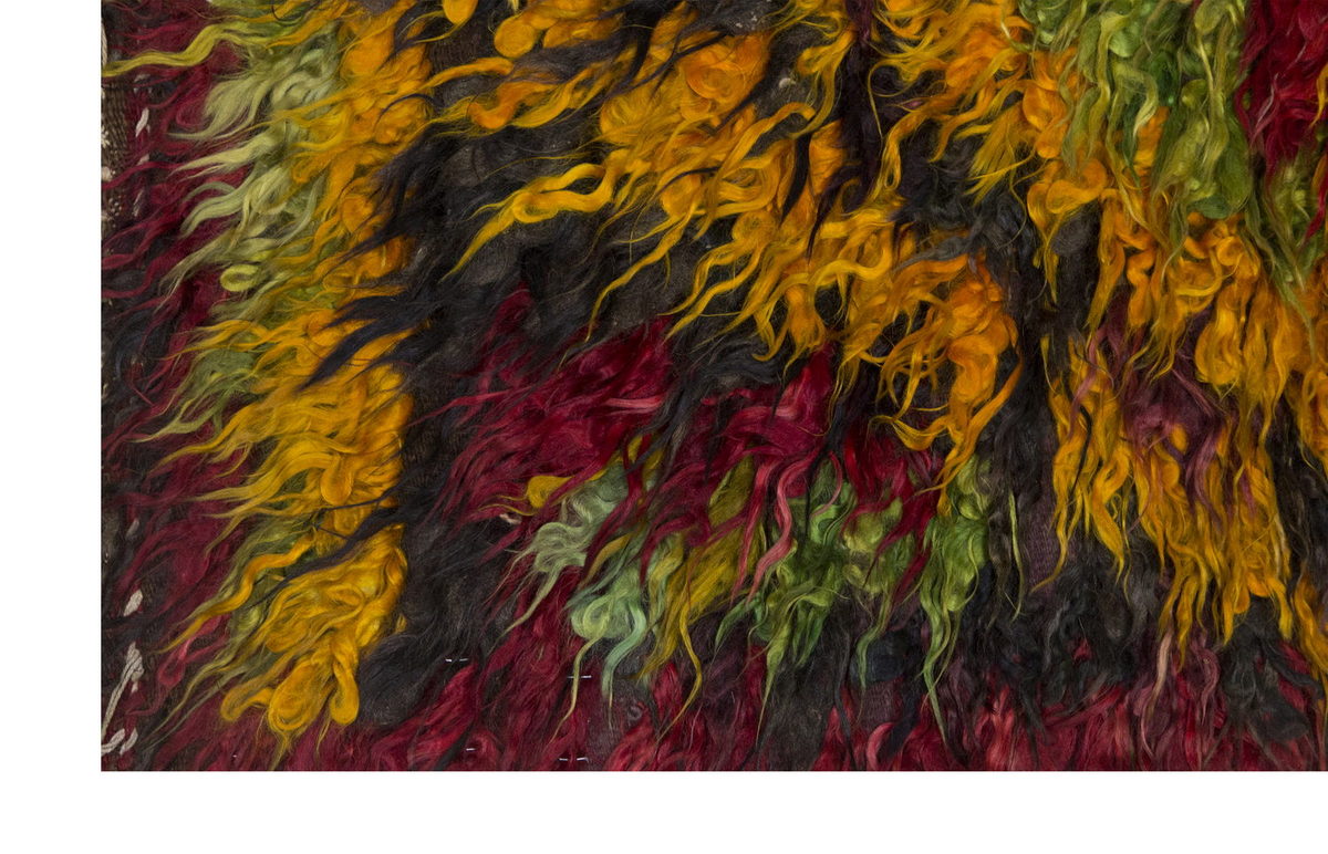 2'4"x4 ft Turkish Tulu,Tulu Rug, Karapınar Tulu Rug, Vintage Tulu 72 x 122 cm