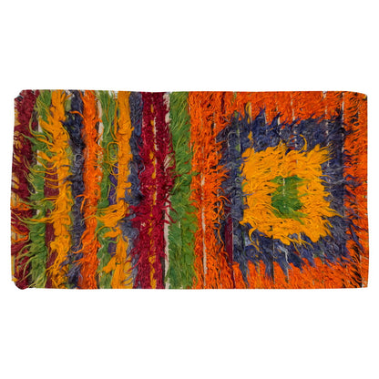 2'5"x4'8" ft Turkish Tulu,Tulu Rug, Karapınar Tulu Rug, Vintage Tulu 73 x 142 cm