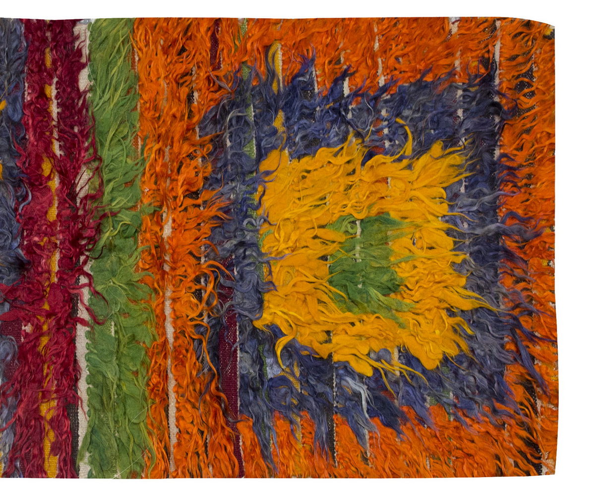 2'5"x4'8" ft Turkish Tulu,Tulu Rug, Karapınar Tulu Rug, Vintage Tulu 73 x 142 cm