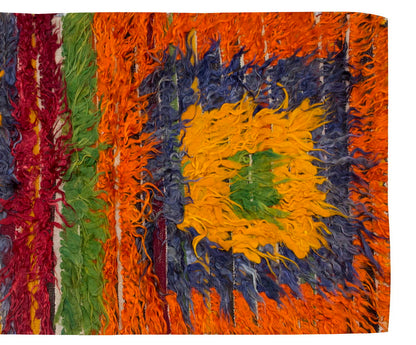 2'5"x4'8" ft Turkish Tulu,Tulu Rug, Karapınar Tulu Rug, Vintage Tulu 73 x 142 cm