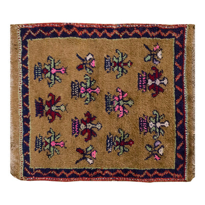 2'6 x 2'9 ft Turkish Tulu,Tulu Rug, Karapınar Tulu Rug, Vintage Tulu 140 x 186 cm