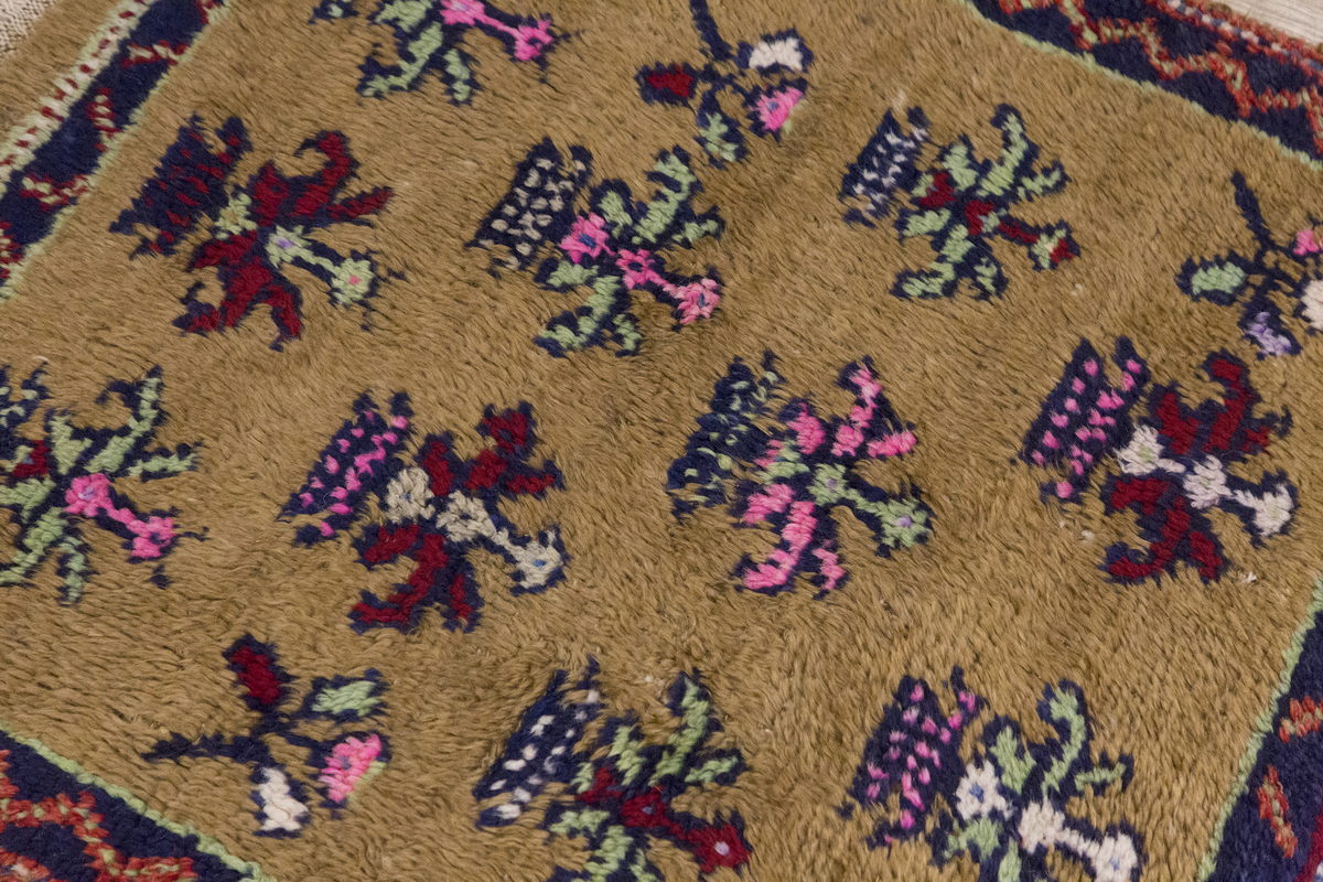 2'6 x 2'9 ft Turkish Tulu,Tulu Rug, Karapınar Tulu Rug, Vintage Tulu 140 x 186 cm