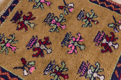 2'6 x 2'9 ft Turkish Tulu,Tulu Rug, Karapınar Tulu Rug, Vintage Tulu 140 x 186 cm