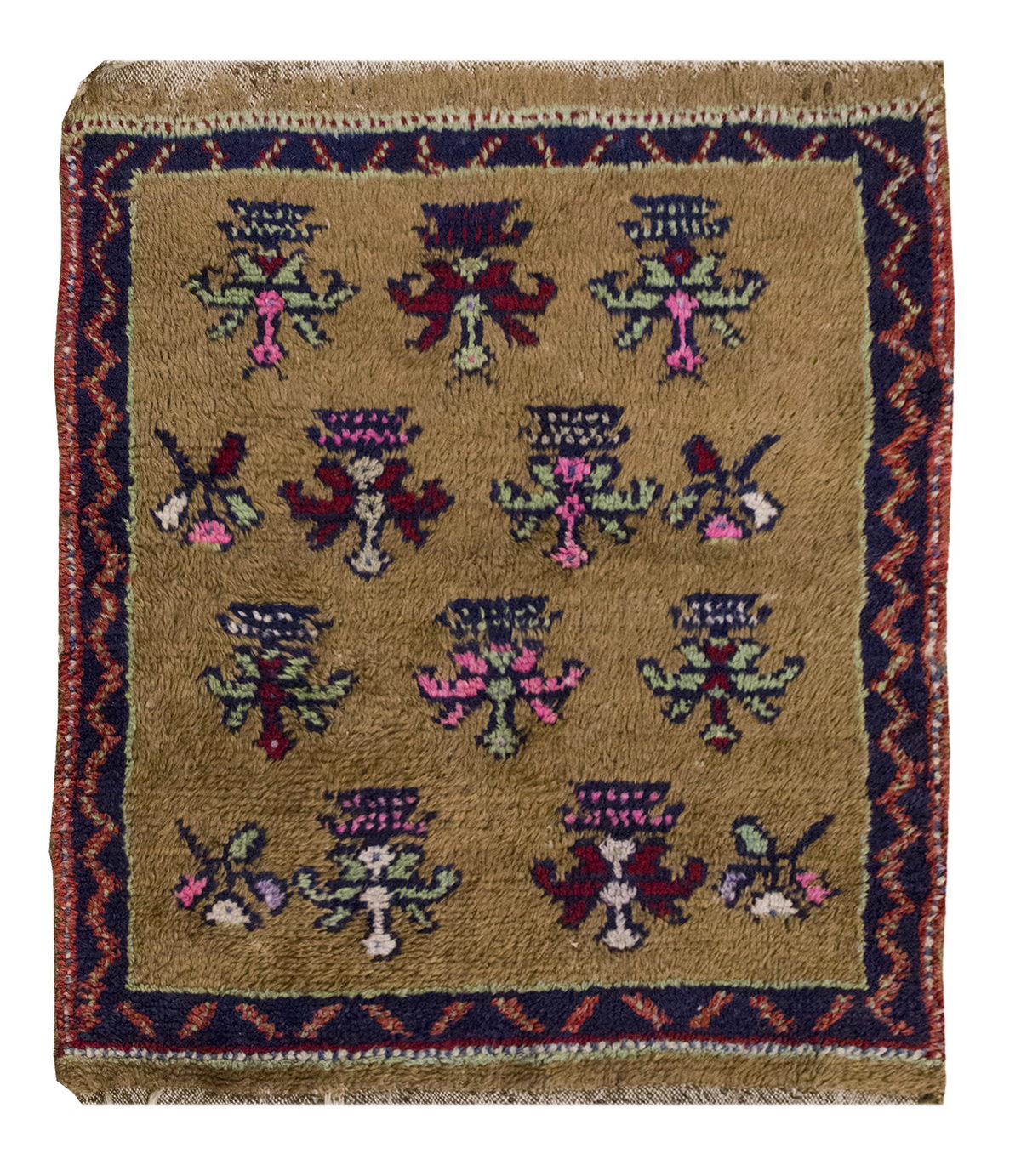 2'6 x 2'9 ft Turkish Tulu,Tulu Rug, Karapınar Tulu Rug, Vintage Tulu 140 x 186 cm