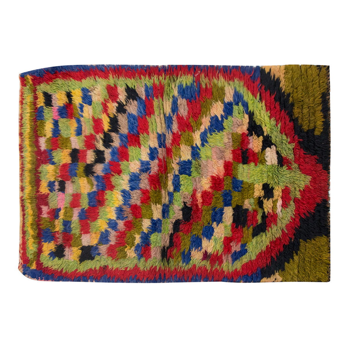 2'7"x3'11" ft Turkish Tulu,Tulu Rug, Karapınar Tulu Rug, Vintage Tulu 79 x 120 cm