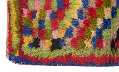 2'7"x3'11" ft Turkish Tulu,Tulu Rug, Karapınar Tulu Rug, Vintage Tulu 79 x 120 cm