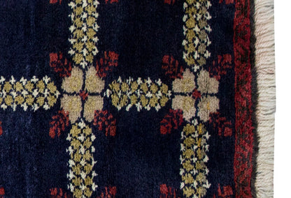 2'8"x4'10" ft Turkish Tulu,Tulu Rug, Karapınar Tulu Rug, Vintage Tulu 82 x 147 cm