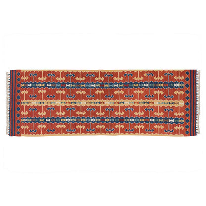 2'8 x 11 feet Kilim,3x11 Kilim Rug,Turkish Kilim Rug,Oushak Kilim,Handwoven Kilim, Handspun Wool Kilim Rug,New Kilim Rug,Natural Color Kilim