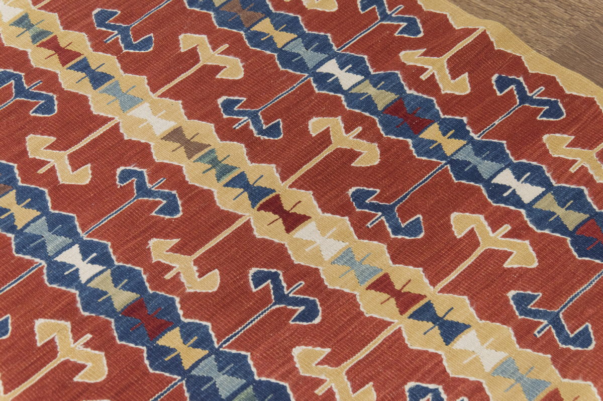 2'8 x 11 feet Kilim,3x11 Kilim Rug,Turkish Kilim Rug,Oushak Kilim,Handwoven Kilim, Handspun Wool Kilim Rug,New Kilim Rug,Natural Color Kilim