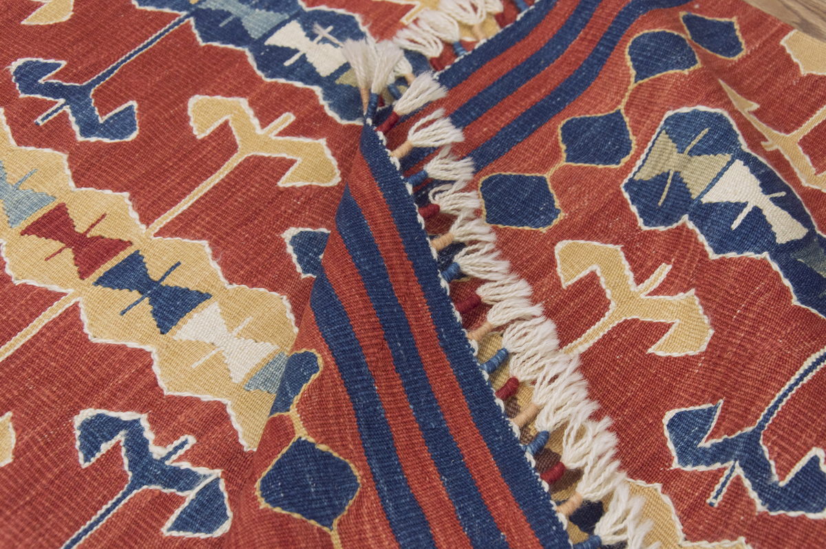 2'8 x 11 feet Kilim,3x11 Kilim Rug,Turkish Kilim Rug,Oushak Kilim,Handwoven Kilim, Handspun Wool Kilim Rug,New Kilim Rug,Natural Color Kilim