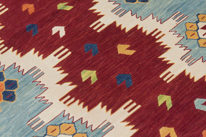 2.5x11.1 feet Kilim,3x11 Kilim Rug,Turkish Kilim Rug,Oushak Kilim,Handwoven Kilim, Handspun Wool Kilim Rug,New Kilim Rug,Natural Color Kilim