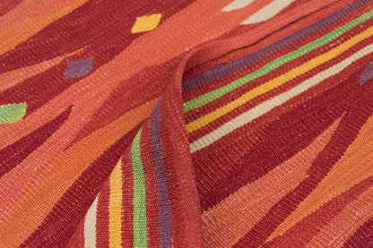 2.7 x 8.2 feet Kilim,3x8 Kilim Rug,Turkish Kilim Rug,Oushak Kilim,Handwoven Kilim, Handspun Wool Kilim Rug,New Kilim Rug,Natural Color Kilim
