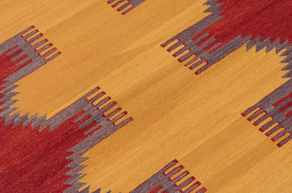 2.9 x 7.2 feet Kilim,3x7 Kilim Rug,Turkish Kilim Rug,Oushak Kilim,Handwoven Kilim, Handspun Wool Kilim Rug,New Kilim Rug,Natural Color Kilim