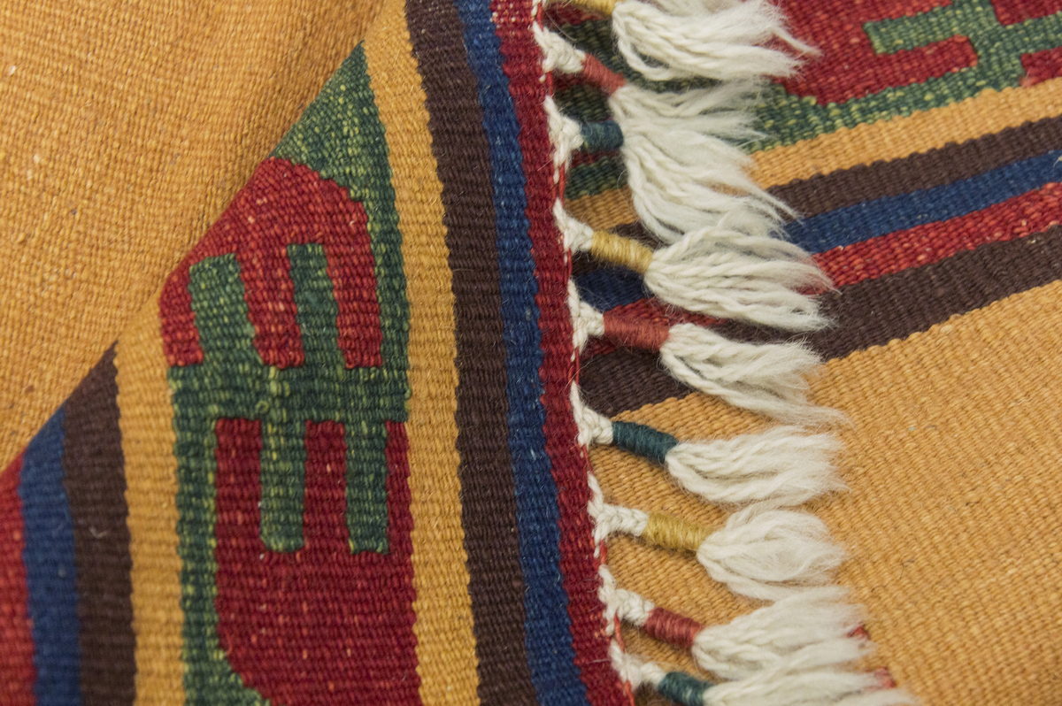 2.9 x 7.2 feet Kilim,3x7 Kilim Rug,Turkish Kilim Rug,Oushak Kilim,Handwoven Kilim, Handspun Wool Kilim Rug,New Kilim Rug,Natural Color Kilim