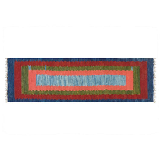 2.9x10.4 feet Kilim,3x10 Kilim Rug,Turkish Kilim Rug,Oushak Kilim,Handwoven Kilim, Handspun Wool Kilim Rug,New Kilim Rug,Natural Color Kilim