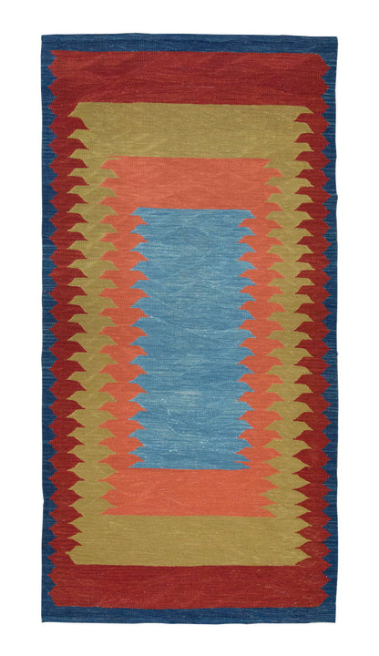 2.9x5.7 feet Kilim,3x6 Kilim Rug,Turkish Kilim Rug,Oushak Kilim,Handwoven Kilim, Handspun Wool Kilim Rug,New Kilim Rug,Natural Color Kilim