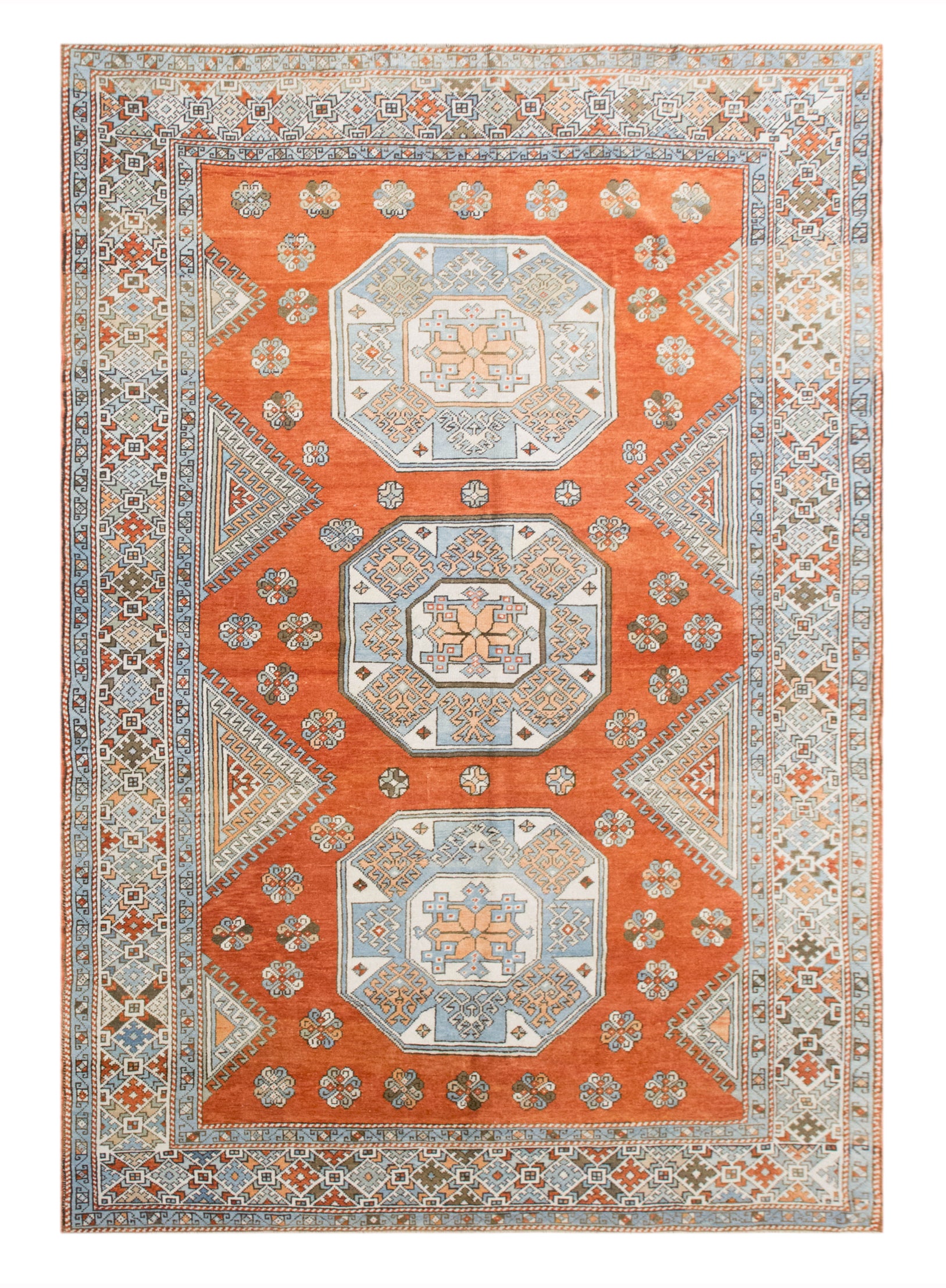 205x300 cm (6.7x9.8 ft) Vintage Oushak Rug