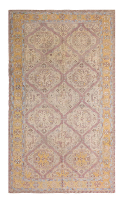 Vintage Caucasian Soumak Rug - 230x395 cm  / 7'6" x 12'11" feet