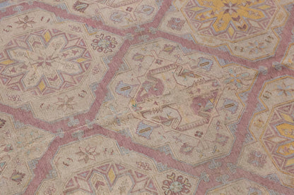 Vintage Caucasian Soumak Rug - 230x395 cm  / 7'6" x 12'11" feet
