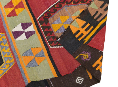 Vintage Konya Kilim, 185 x 360 cm / 6.1 x 12 feet