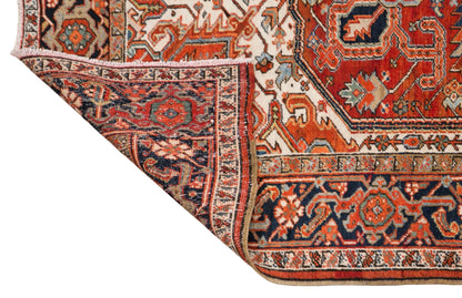 Vintage Turkish Area Rug, 7.7x10.2 ft, 235x310 cm