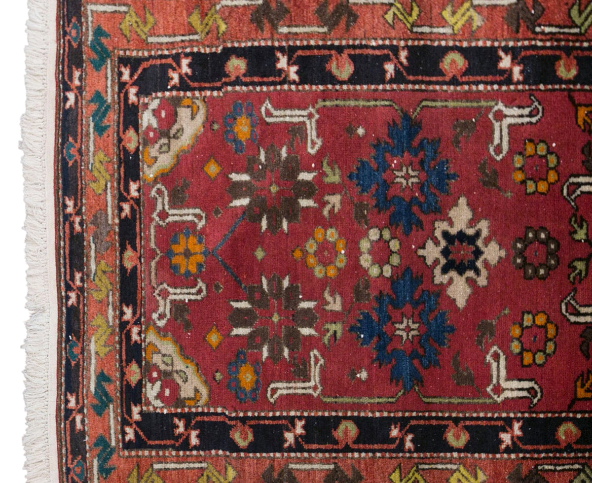 Vintage Caucasian Derbent Rug, 97 × 180 cm / 3.2 x 5.9 ft Handmade Wool Rug