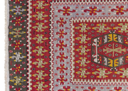 Vintage Oushak Kilim, 170 x 310 cm / 5.6 x 10 feet