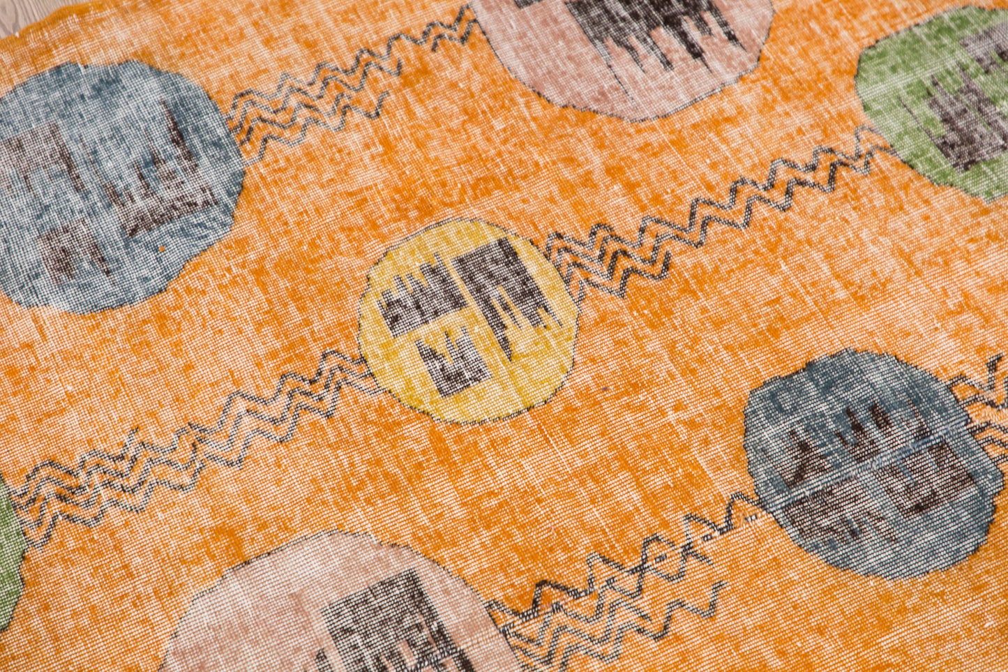 Modern Turkish Area Rug, 6.9x9.8 ft, 210x300 cm