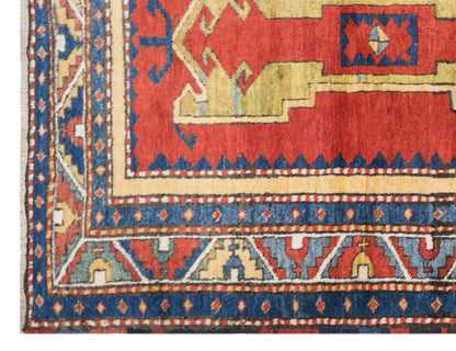 Vintage Caucasian Rug, 90 × 177 cm / 4.2 x 4.8 ft Handmade Wool Rug