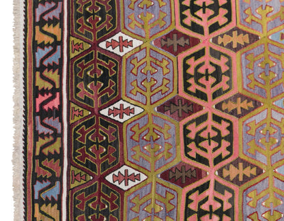 Vintage Sivrihisar Kilim, 165 x 350 cm / 5.4 x 11 feet