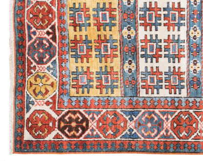 Vintage Turkish Rug, 105 × 216 cm / 3.4 x 7.1 ft Handmade Wool Rug