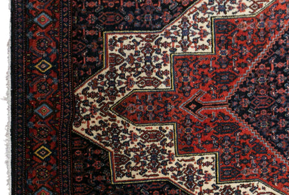 Vintage Wool Rug, Handmade Area Rug, 140 x 195 cm / 5 x 6 ft Rug