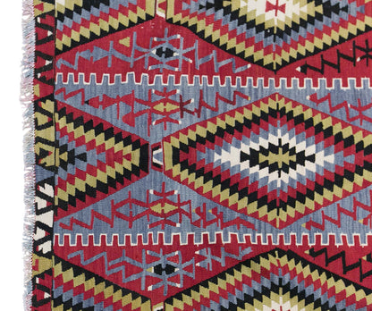 Vintage Oushak Kilim, 162 x 280 cm / 5.3 x 9.2 feet