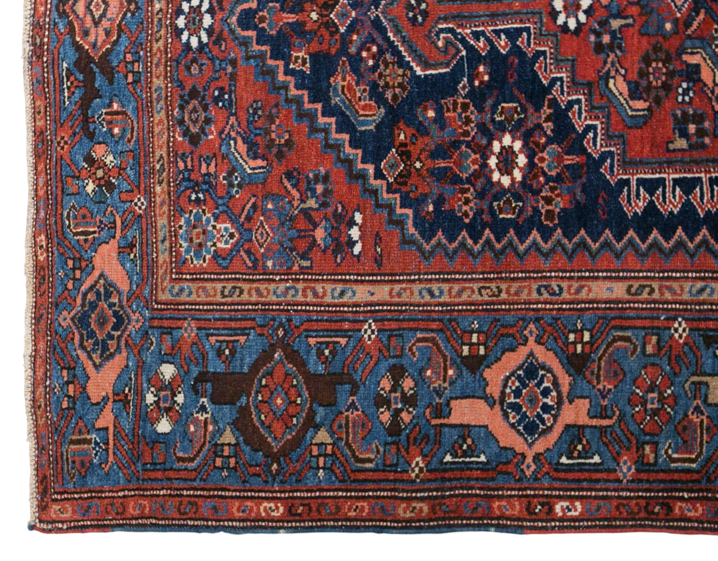 Vintage Turkish Rug, 134 × 192 cm / 4.4 x 6.3 ft Handmade Wool Rug