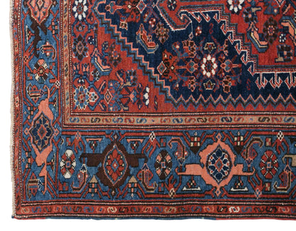Vintage Turkish Rug, 134 × 192 cm / 4.4 x 6.3 ft Handmade Wool Rug