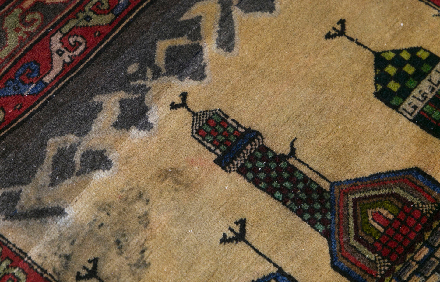 Prayer Rug 3.6 x 4.8 feet 110 x 147 cm