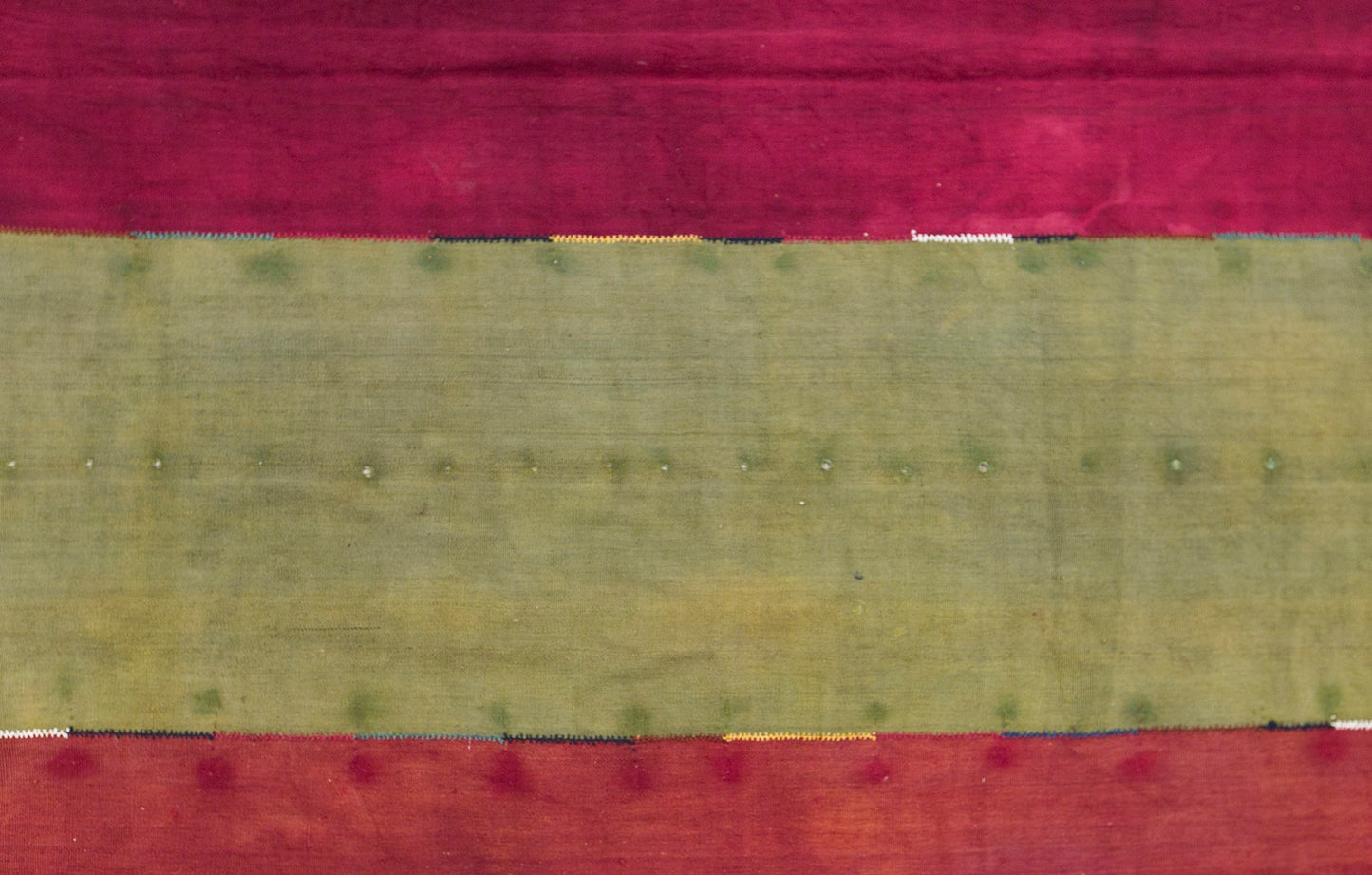 Vintage Konya Cihanbeyli Curtain Kilim Rug, 7.5 x 15 ft, 228 x 450 cm, Handwoven Turkish Wool Kilim