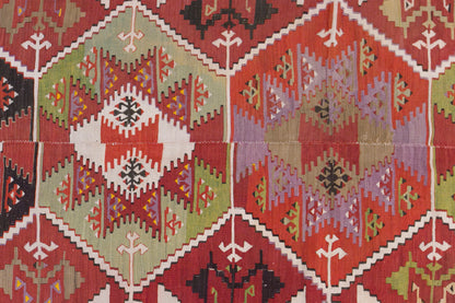 Vintage Konya Kilim, 155 x 375 cm / 5.1 x 12 feet