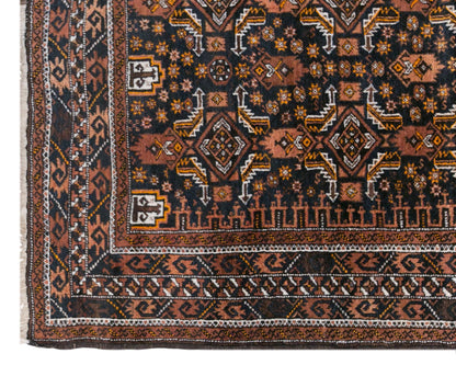 Vintage Konya Rug, 112 × 190 cm / 3.7 x 6.2 ft Handmade Wool Rug