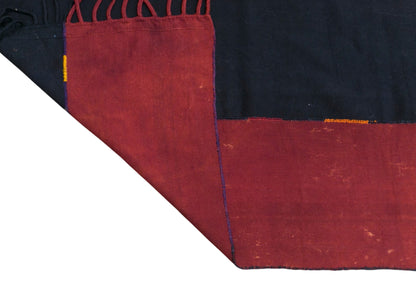 Vintage Konya Cihanbeyli Curtain Kilim Rug, 5.7 x 15 ft, 175 x 450 cm, Handwoven Turkish Wool Kilim