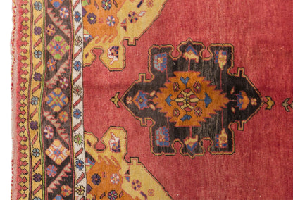 Vintage Konya Derbent Rug, 160 × 300 cm / 5.2 x 9.8 ft Rug, Handmade Wool Turkish Rug